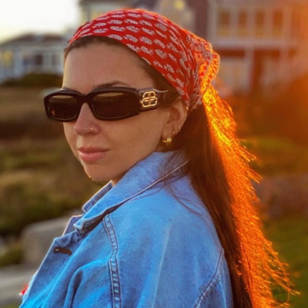 Balenciaga black sunglasses